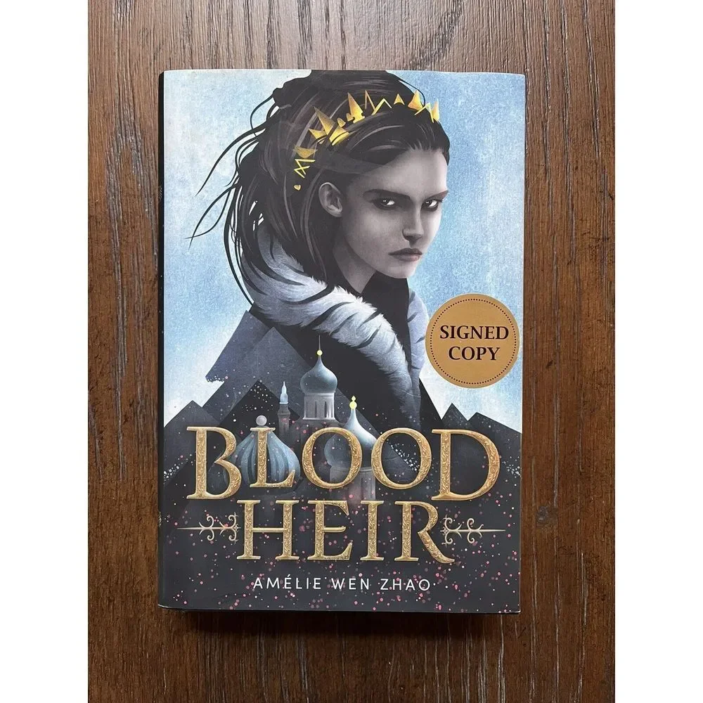 Blood Heir by Amelie‎ Wen Zhao - SIGNED- AUTOGRAPHED- HARD COVER- FIRST EDITION